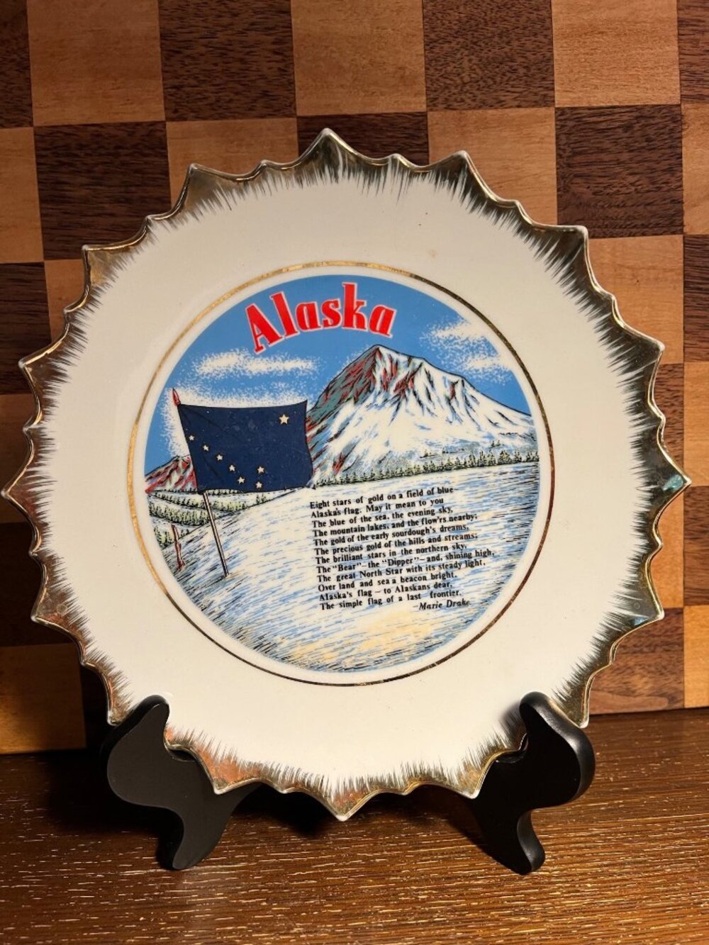 Alaska Souvenir Plate A724
